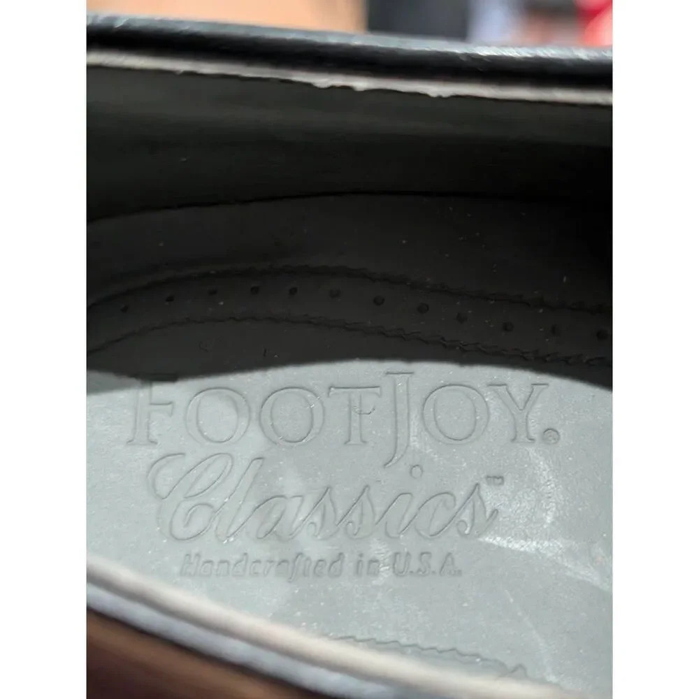 FootJoy Classics Cap Toe Oxford Dress Shoes Oxblood Leather 8.5D NWOB NOS USA